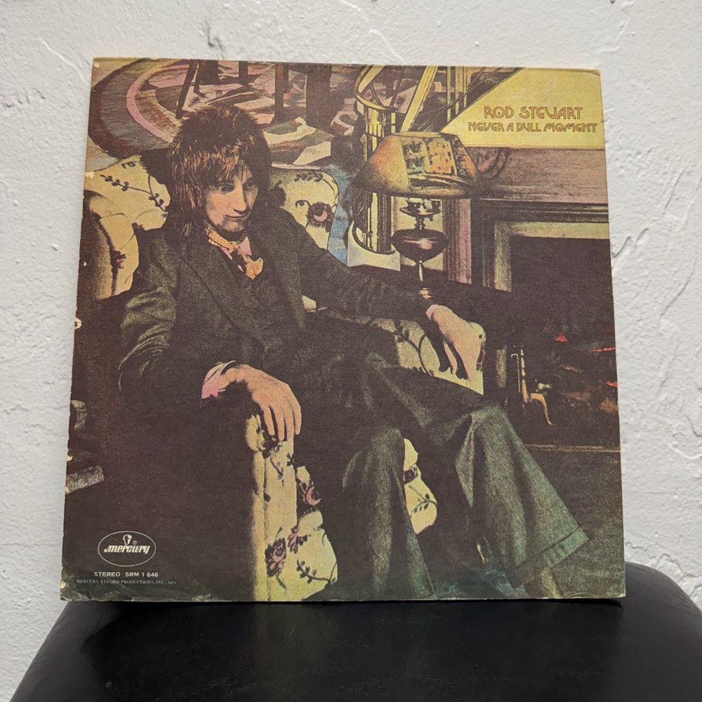 Rod Stewart Vinyl Record - Never A Dull Moment